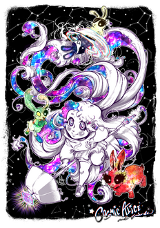 Chibi Cosmic Alice + Friends