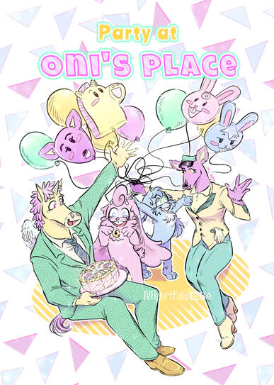 Party at Oni's Place (cover)